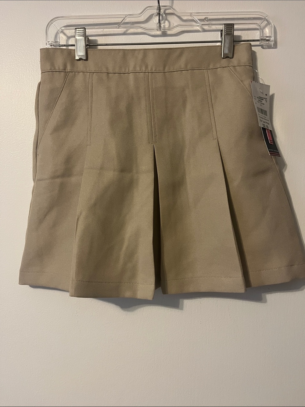 Nautica Girls Khaki Pleated Skort